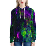 Green Galaxy - Women's All Over Print Hoodie