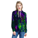 Green Galaxy - Women's All Over Print Hoodie