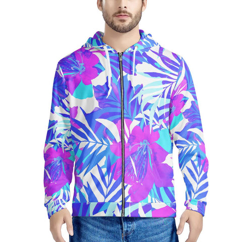 Summer Vibes - Men's All Over Print Zip Hoodie