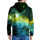 Golden Way Men's All Over Print Zip Hoodie