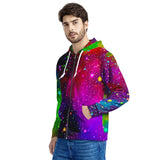 Acid Rainbow - Men's All Over Print Zip Hoodie