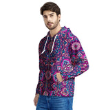 Garden Goddess - Men's All Over Print Zip Hoodie