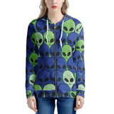 Spaced Out - Women's All Over Print Zip Hoodie