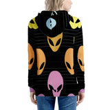 Alien Invasion - Women's All Over Print Zip Hoodie