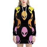 Alien Invasion - Women's Hoodie Dress