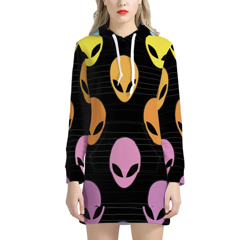 Alien Invasion - Women's Hoodie Dress