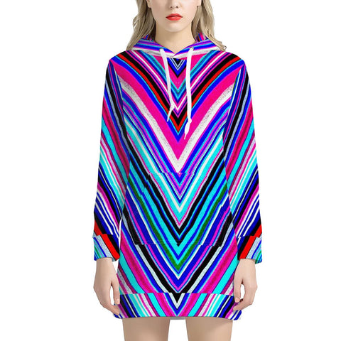 Illusions - Women's Hoodie Dress