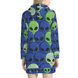 Spaced Out - Women's Hoodie Dress