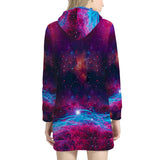 Deep Space - Women's Hoodie Dress