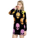 Alien Invasion - Women's Hoodie Dress