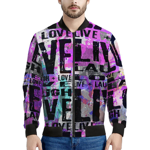 Live Laugh Love Men's Bomber Jacket