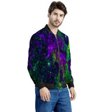 Green Galaxy - Men's Bomber Jacket