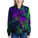 Green Galaxy - Women's Bomber Jacket