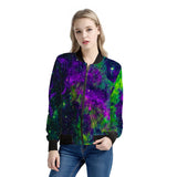 Green Galaxy - Women's Bomber Jacket