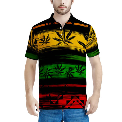 Rasta - Men's All Over Print Polo Shirt