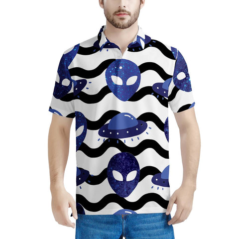 Outta Here - Men's All Over Print Polo Shirt