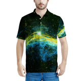 Golden Way Men's All Over Print Polo Shirt