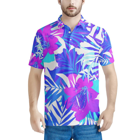 Summer Vibes - Men's All Over Print Polo Shirt