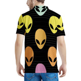 Alien Invasion - Men's All Over Print Polo Shirt