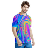 Drip - Men's All Over Print Polo Shirt