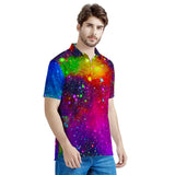 Acid Rainbow - Men's All Over Print Polo Shirt