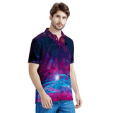 Deep Space - Men's All Over Print Polo Shirt