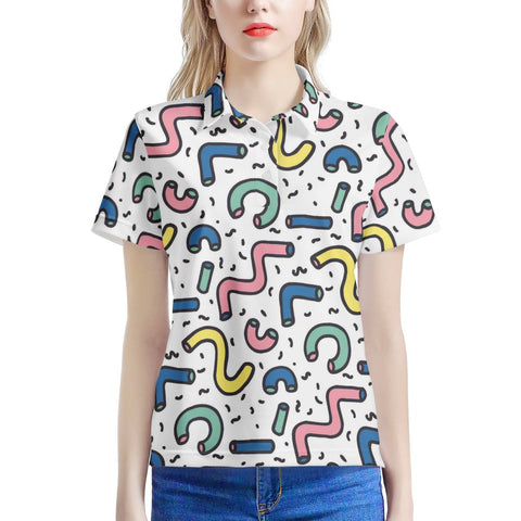 Gettin' Jiggy - Women's All Over Print Polo Shirt