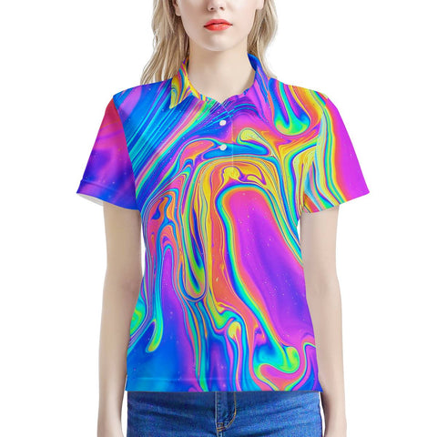 Drip - Women's All Over Print Polo Shirt