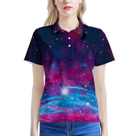 Deep Space - Women's All Over Print Polo Shirt