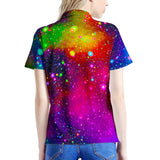 Acid Rainbow - Women's All Over Print Polo Shirt