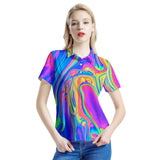 Drip - Women's All Over Print Polo Shirt