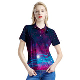 Deep Space - Women's All Over Print Polo Shirt