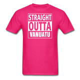 MFD Straight Outta Vanuatu Tee - fuchsia