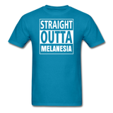 Straight Outta Melanesia Unisex Tee - turquoise